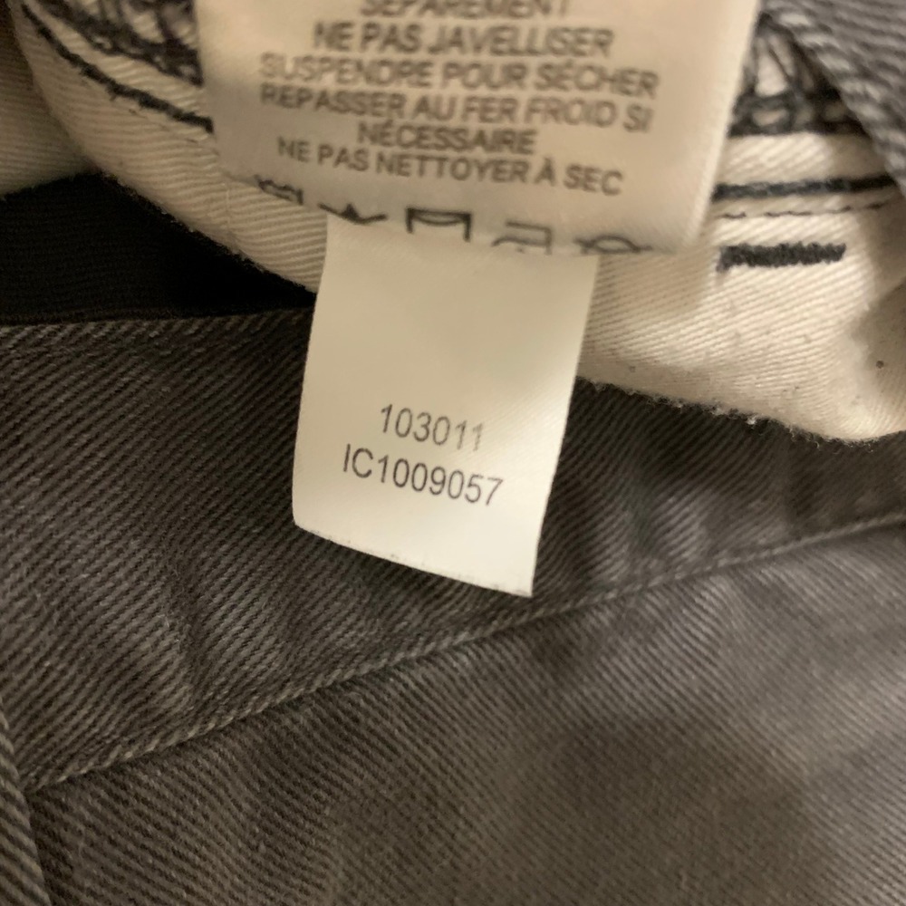 Arborwear Canvas Work Pants 36x34 (FITS 36x33) Faded Utility Rugged *HOLE* Gray - Picture 11 of 11